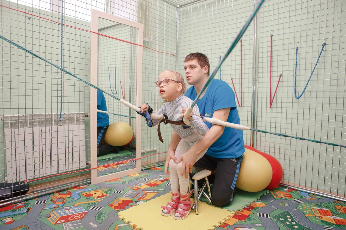 Тренажёр Паук | Вертикализация и ходьба при ДЦП